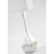 Canada 40 inch 100.00 watt Silver Table Lamp Portable Light